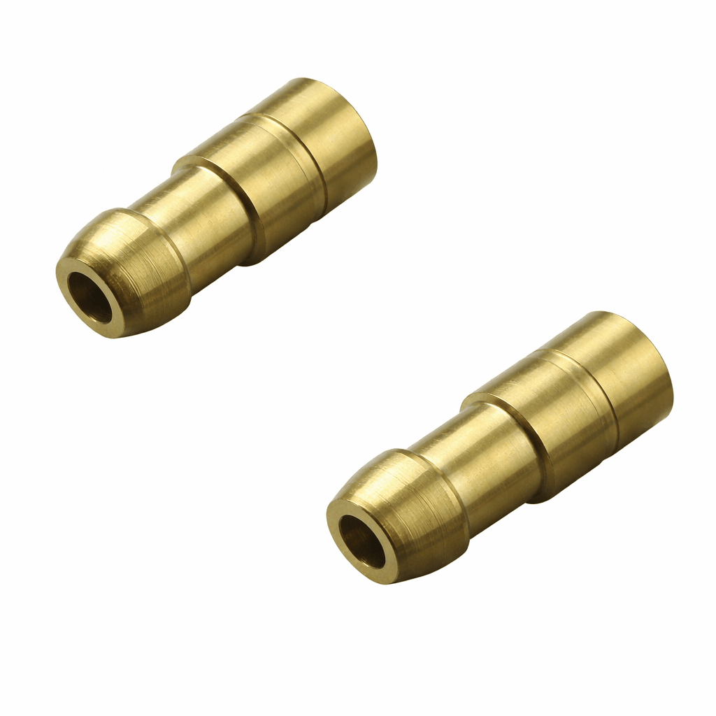 Pack of 100 brass bullets for electrical wiring and connectors