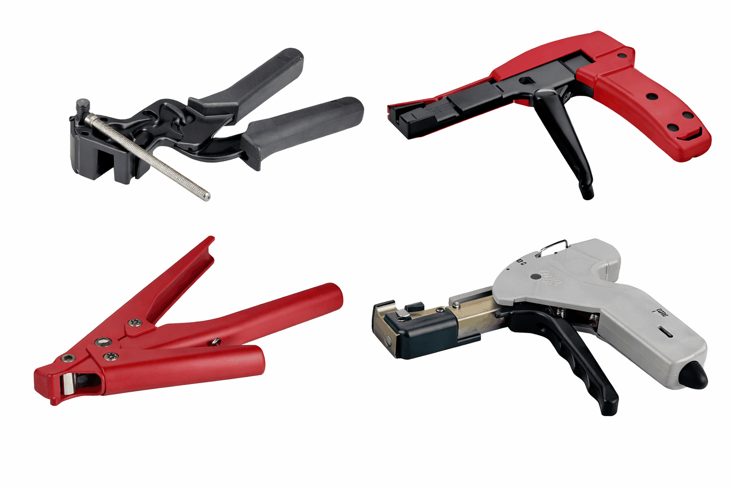 Professional cable tie tensioners and cutters for secure and clean cable management