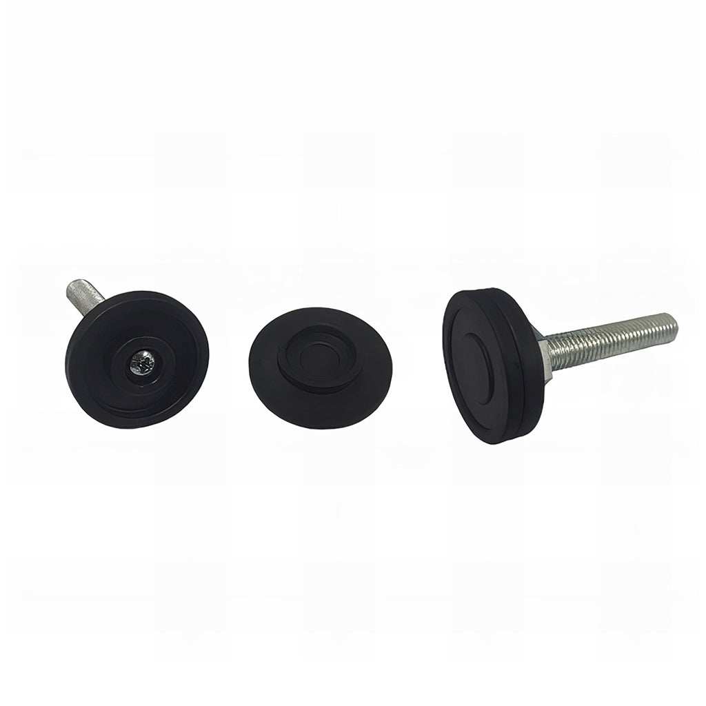 Black non slip TPE pad for FSA and FSB adjustable feet with 38 and 48mm base diameters