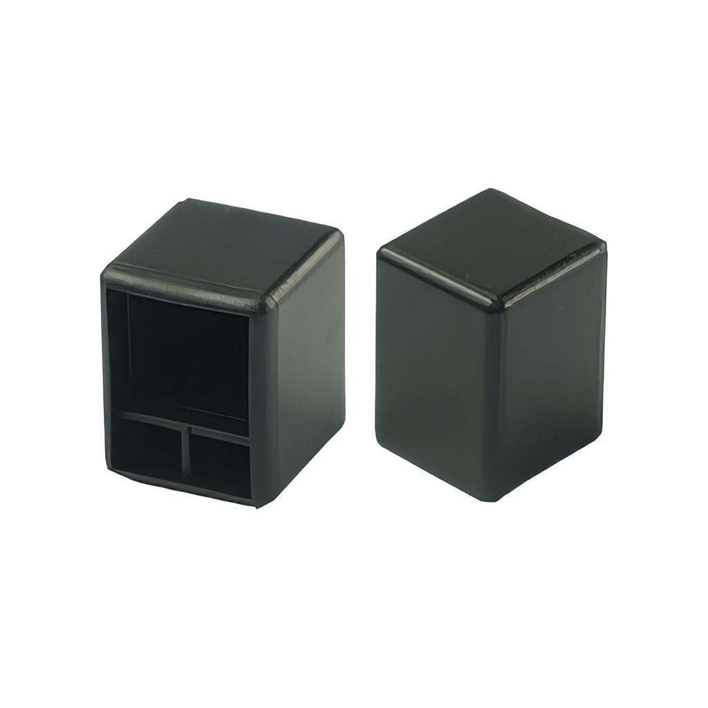 Plastic square external fitting stand off feet for display stands and swing signs