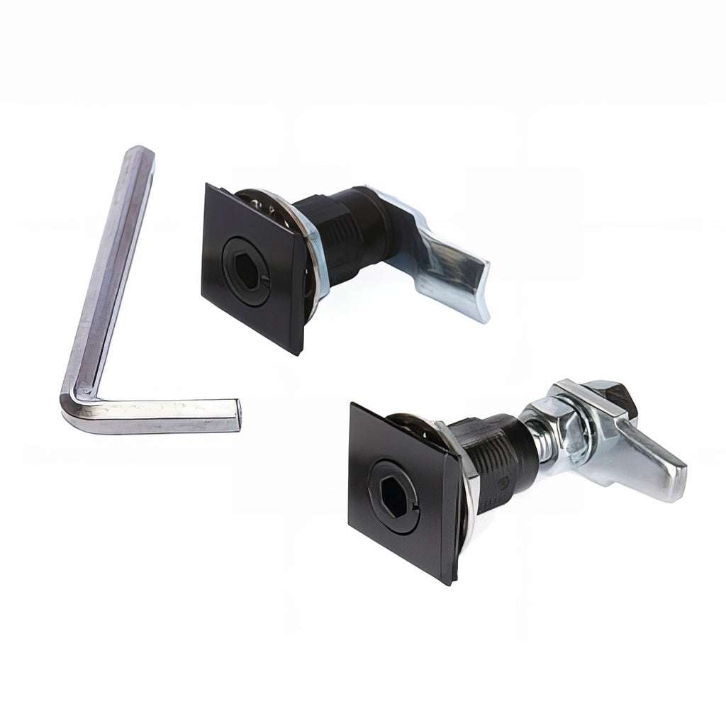 Diecast zinc cam latch quarter-turn cam lock with socket wrench and steel cam