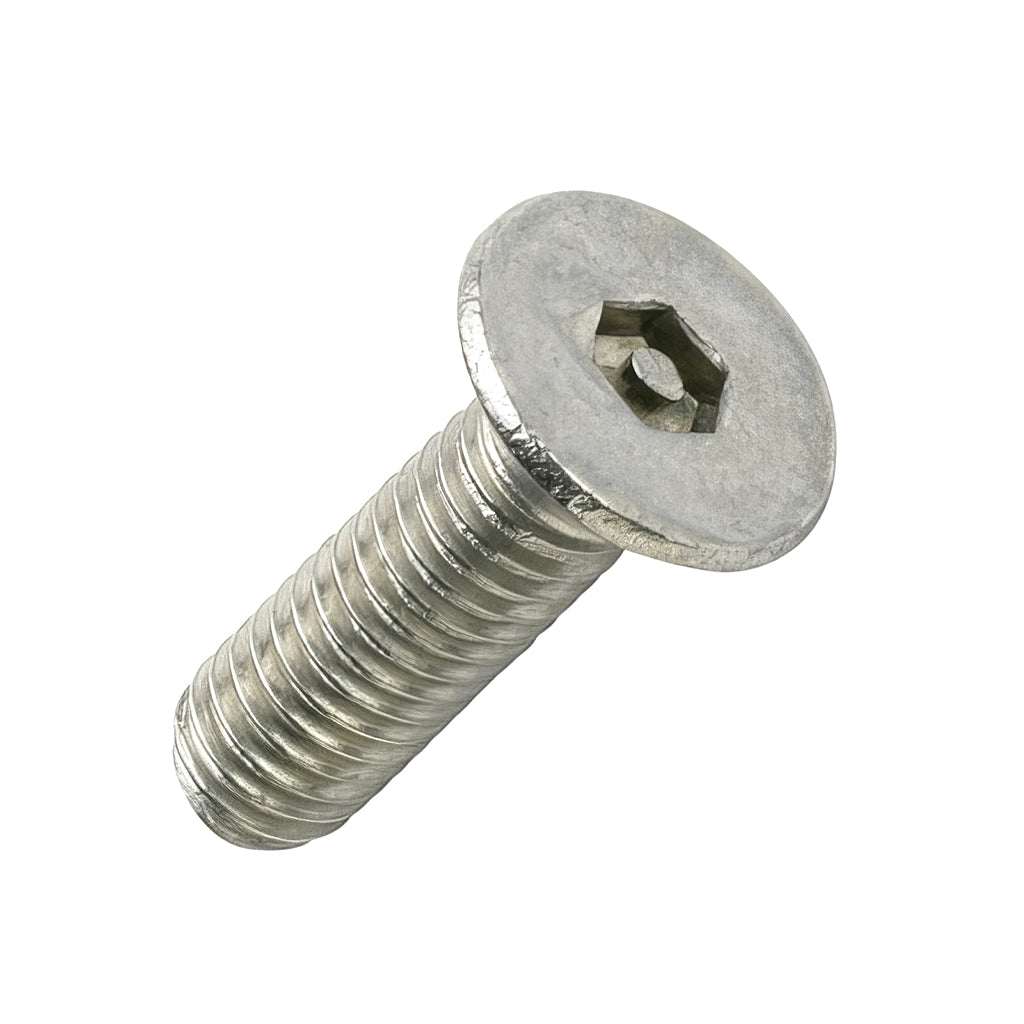 CSK pin hex drive self tapping stainless steel security fastener with tamper-resistant pin head