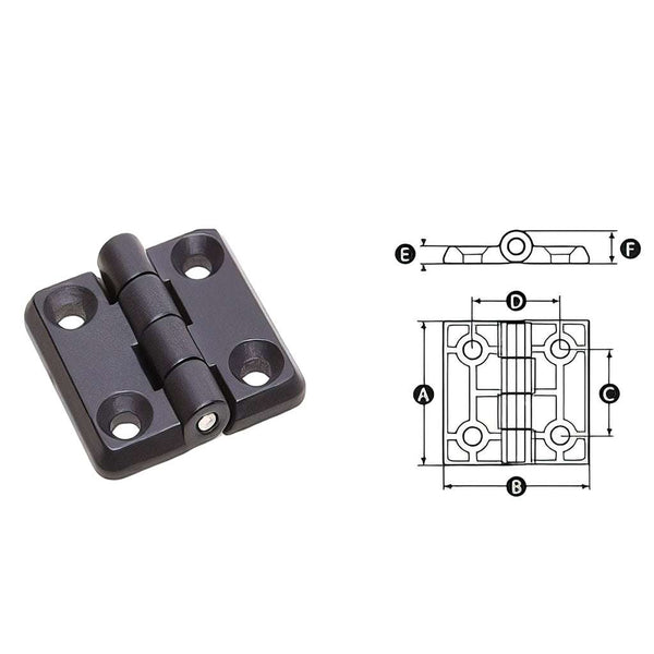 DIE CAST BLACK HINGE