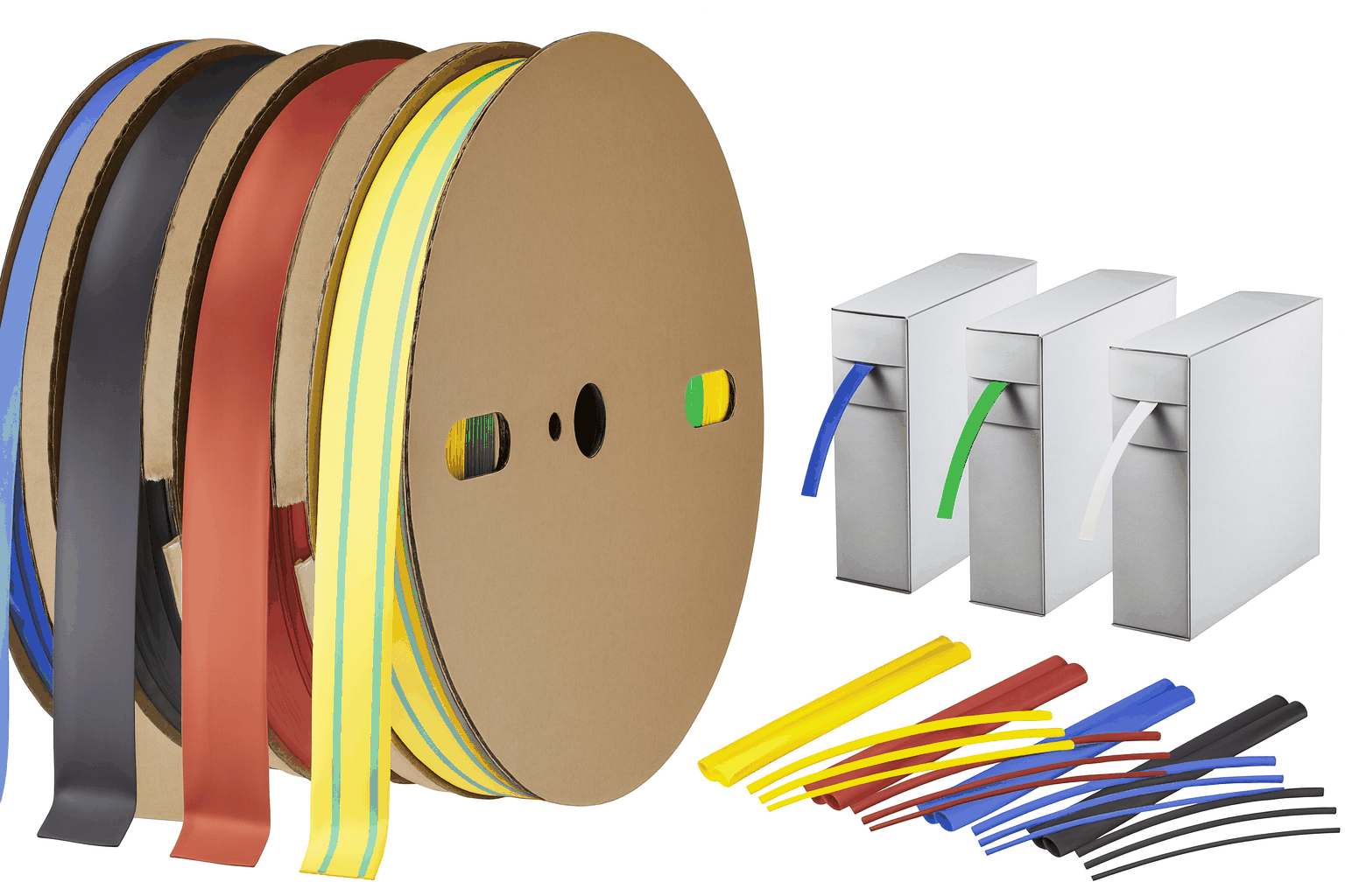 1.2m adhesive lined heat shrink tubing strips with 3:1 shrink ratio for waterproof cable sealing and protection