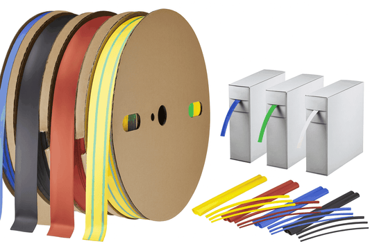 1.2m adhesive lined heat shrink tubing strips with 3:1 shrink ratio for waterproof cable sealing and protection