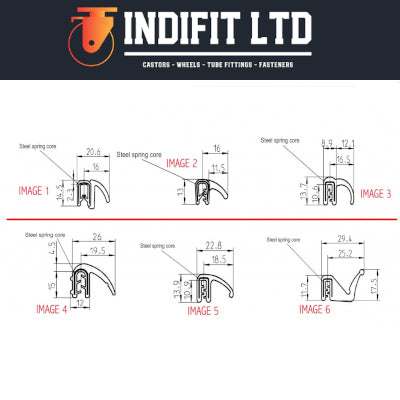 GASKET GRIPPING EDGE STRIP - SIDE FLAP