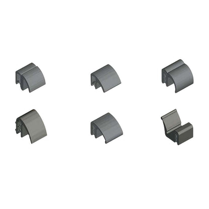 Gasket gripping edge strip with spring steel core and side flap for panel edge protection and gap concealment, supplied in rolls