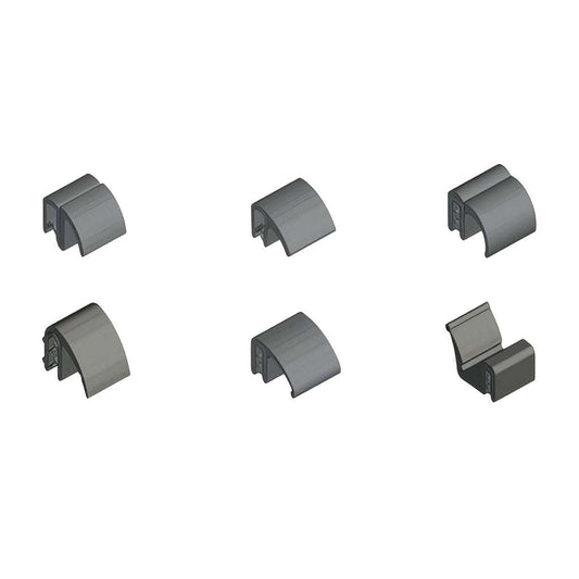 Gasket gripping edge strip with spring steel core and side flap for panel edge protection and gap concealment, supplied in rolls