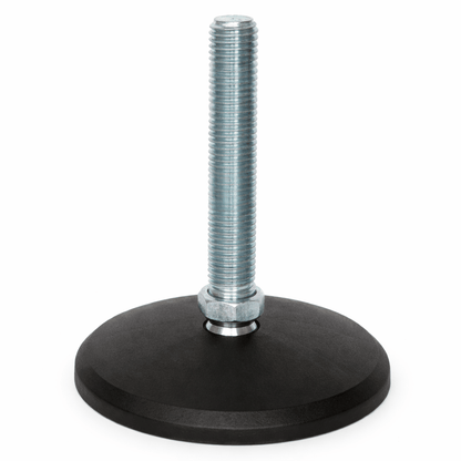 Economical heavy duty adjustable tilting foot for up to 900 kg load with bolt down base