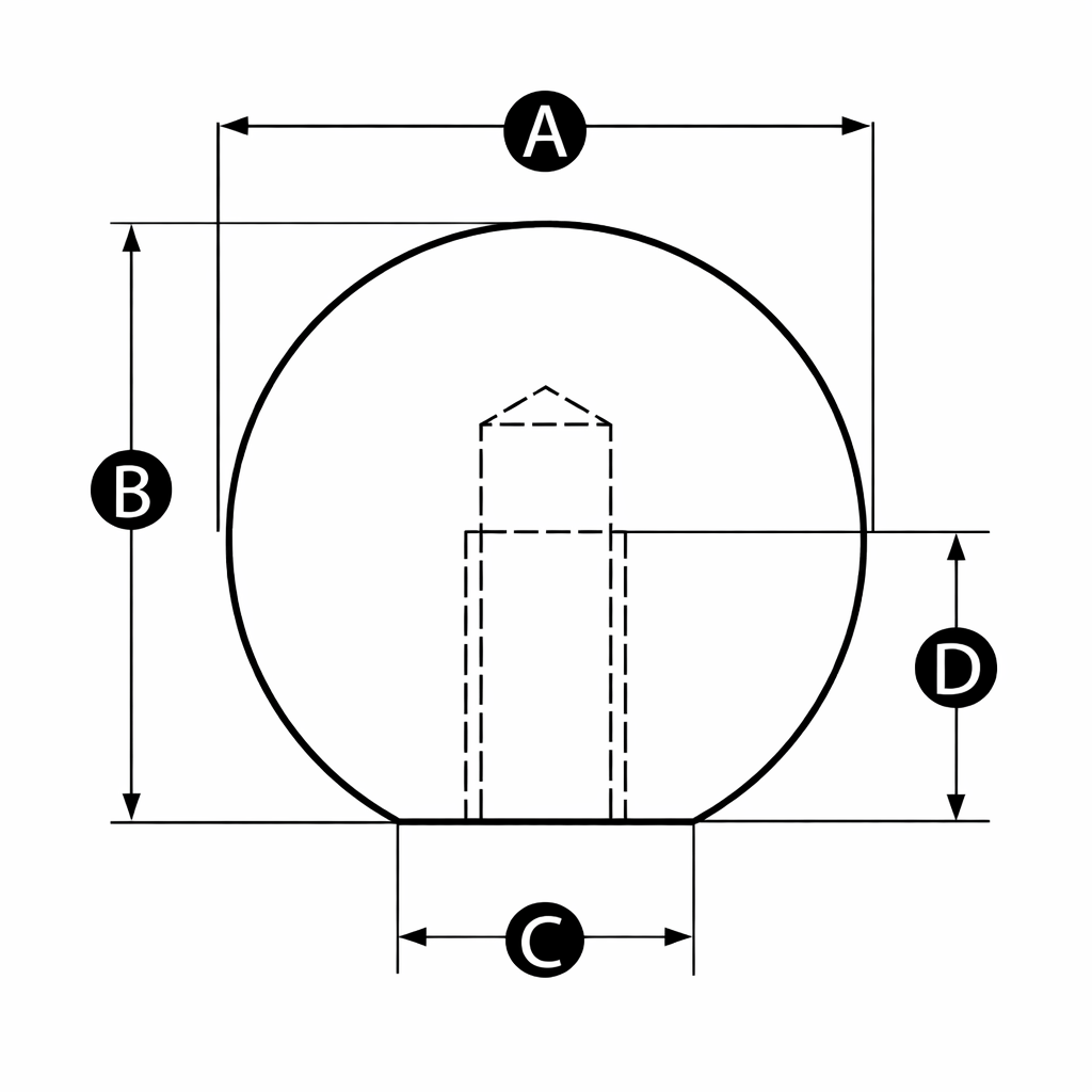 Aluminium Ball Knob