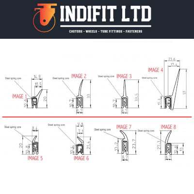 GASKET GRIPPING PANEL EDGE STRIP - TOP FLAP