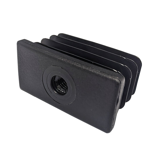 PLASTIC RECTANGULAR TUBE INSERT WITH  PLASTIC THREAD