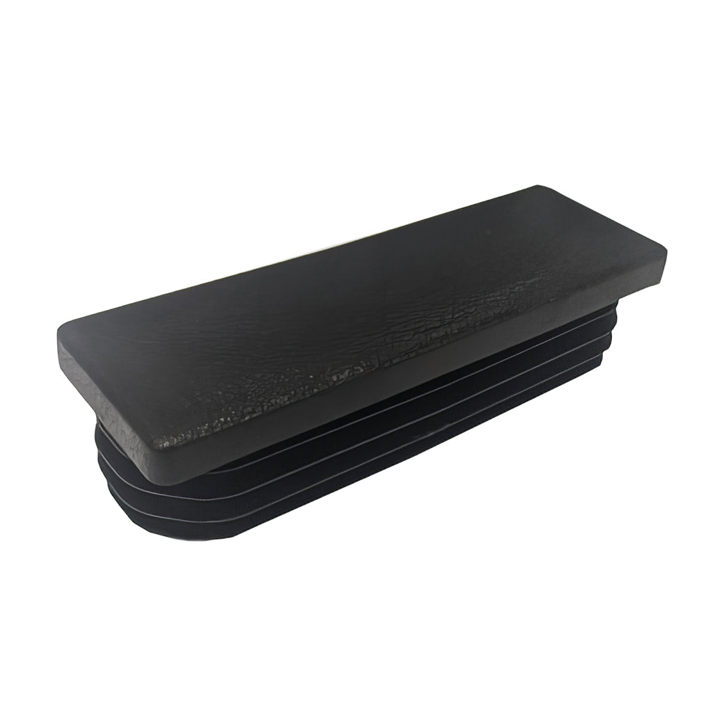 Plastic rectangular imperial tube inserts for secure fit and tube end protection