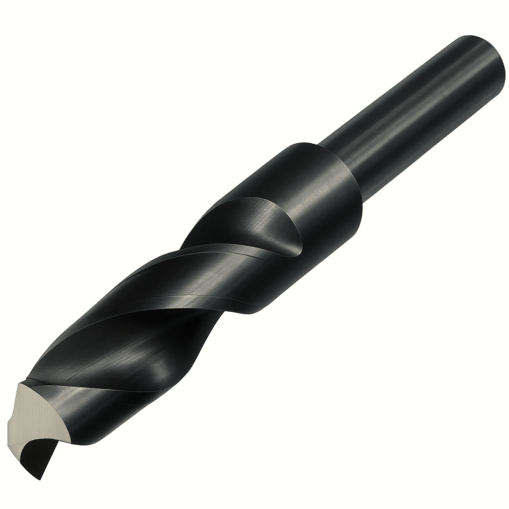 Heavy-duty blacksmith drill bit for precision metal drilling in steel and iron