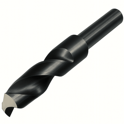 Heavy-duty blacksmith drill bit for precision metal drilling in steel and iron