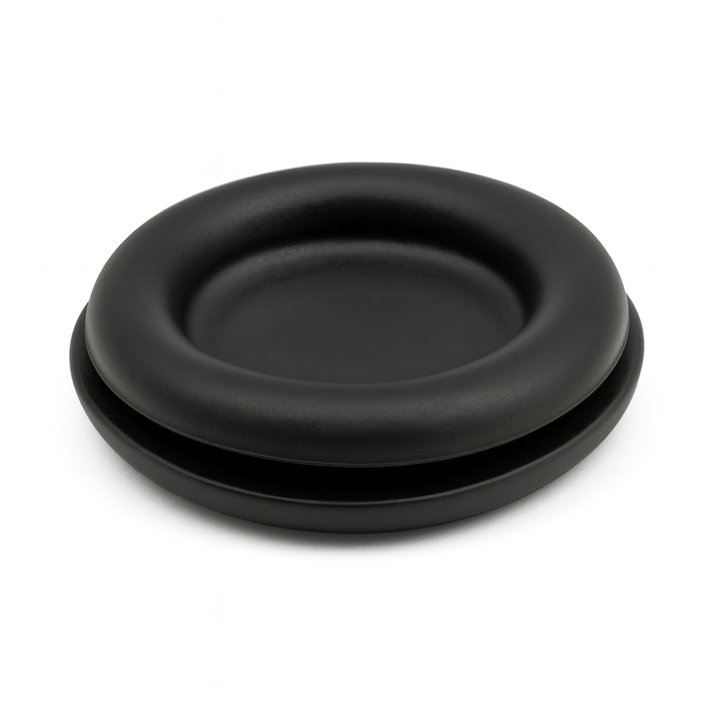 Blanking grommets sealing unused panel holes with PVC snap-fit design for dust and moisture protection