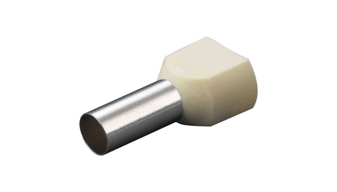Cord End Twin Wire Terminals with nylon insulation and tin-plated copper for secure twin-wire electrical connections