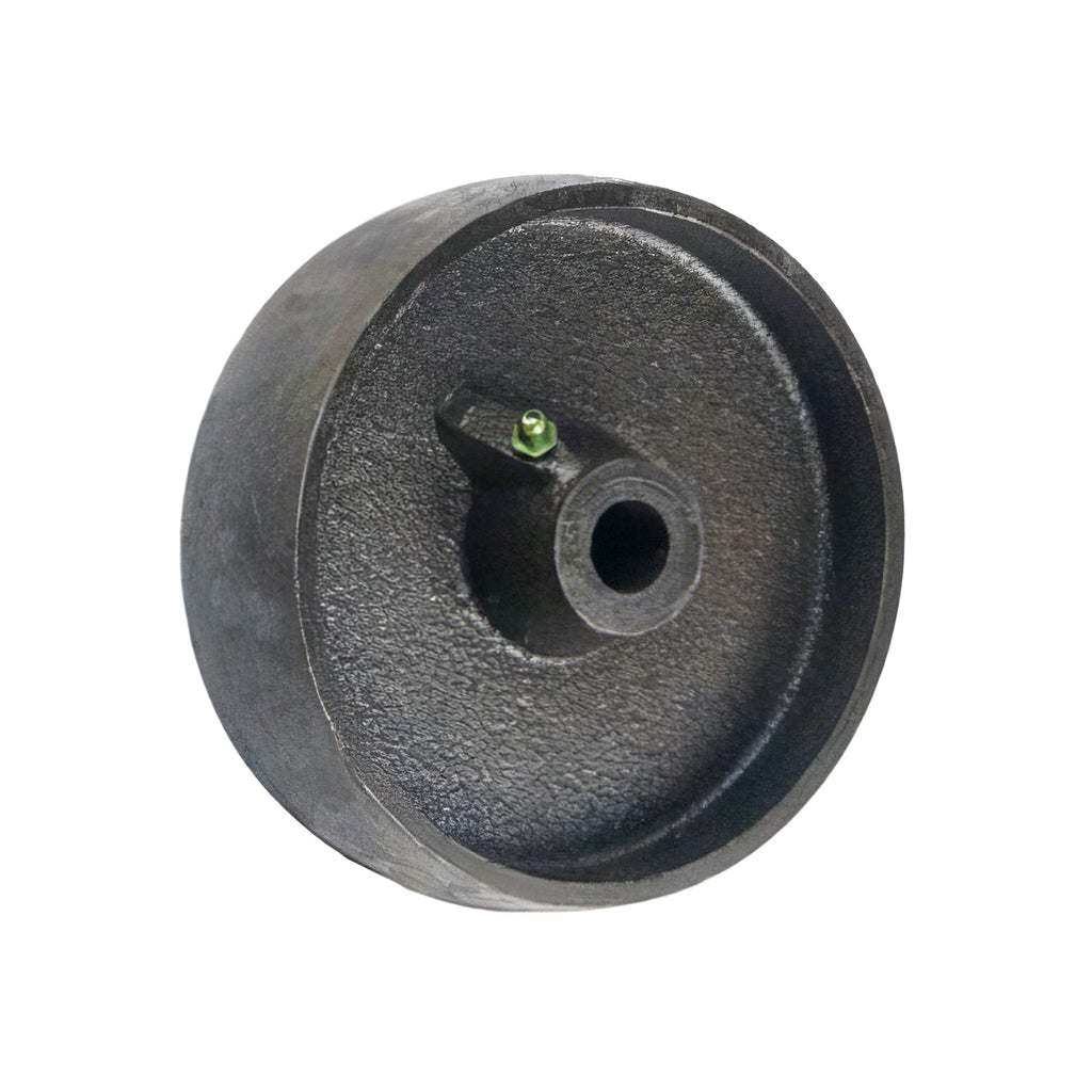 Medium heavy-duty cast iron wheel supporting 100-1250kg for industrial use
