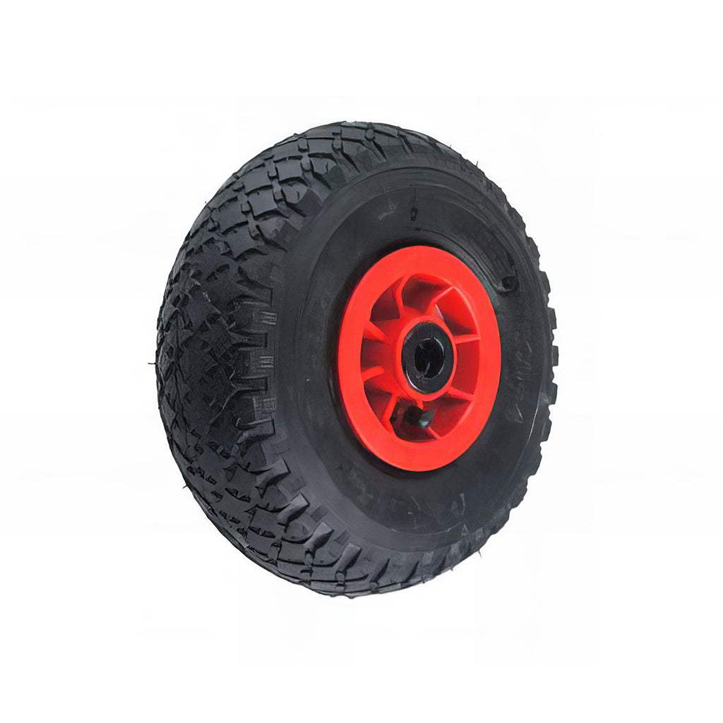 Medium Duty Wheel with black pneumatic tyre and plastic centre for 75-100 kg loads