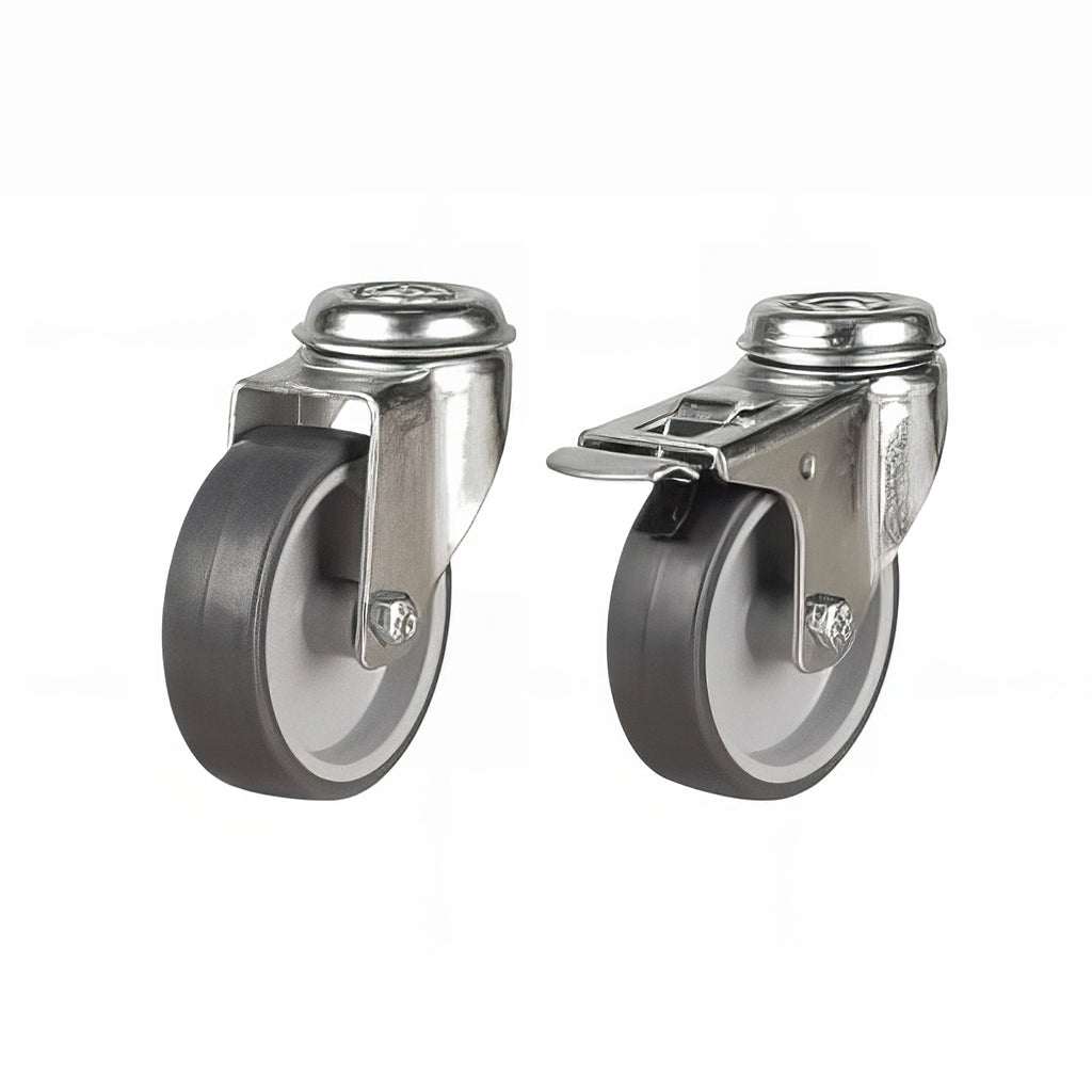 Non-Marking Bolt Hole Castors