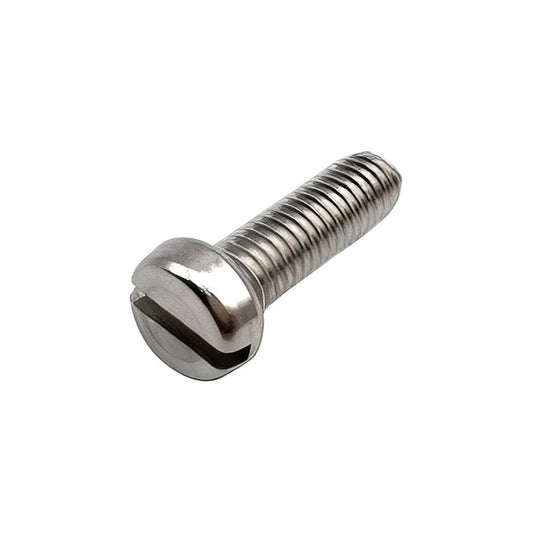 Slotted cheese head machine screws in steel zinc and stainless steel options
