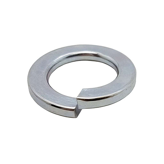 Stainless steel spring washers for fastener tension in zinc steel and grade A4 options