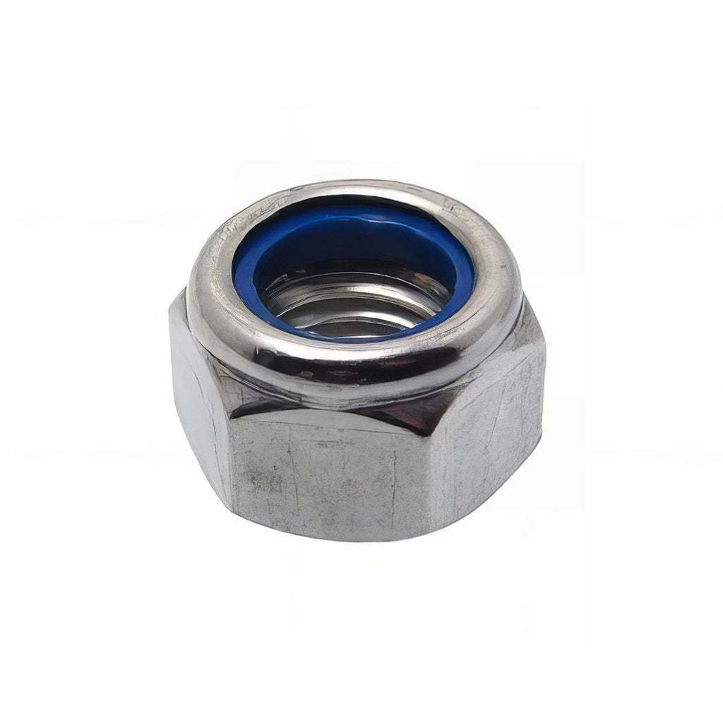 Stainless steel nylon insert self locking nuts with vibration resistant plastic insert