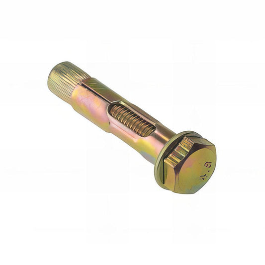 Sleeve masonry anchor bolt showing nut and hexagon styles for secure medium duty anchoring