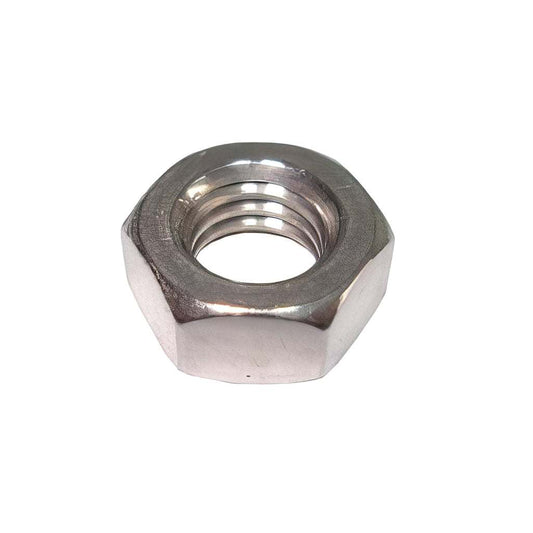 BZP stainless steel and nylon full nuts fasteners with steel zinc and grade A4 stainless steel options