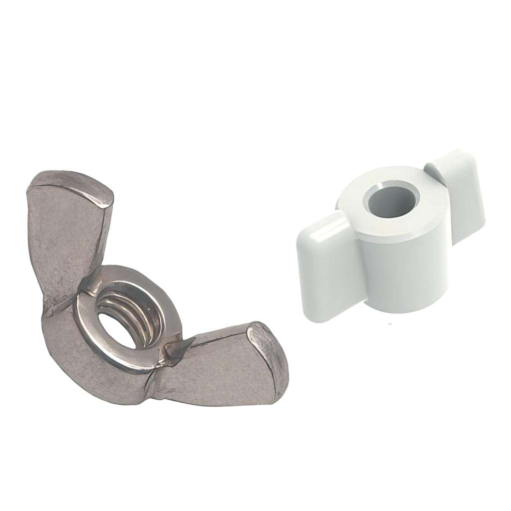 BZP stainless steel nylon wing nuts fasteners in various materials and designs