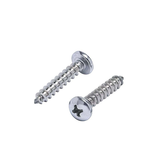 Stainless steel woodscrews for hardwood, chipboard, timber, and MDF with pozi head screwdriver compatibility