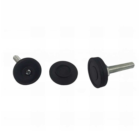 Black non slip TPE pad for FSA and FSB adjustable feet with 38 and 48mm base diameters