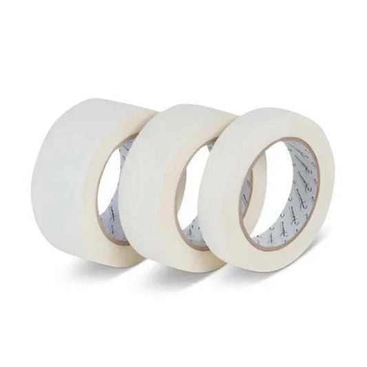 Rolls of professional-grade masking tapes for clean paint edges and surface protection
