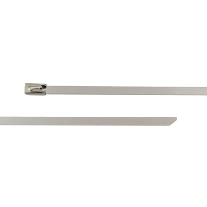 Grade 316 stainless steel cable ties with corrosion resistance for industrial use