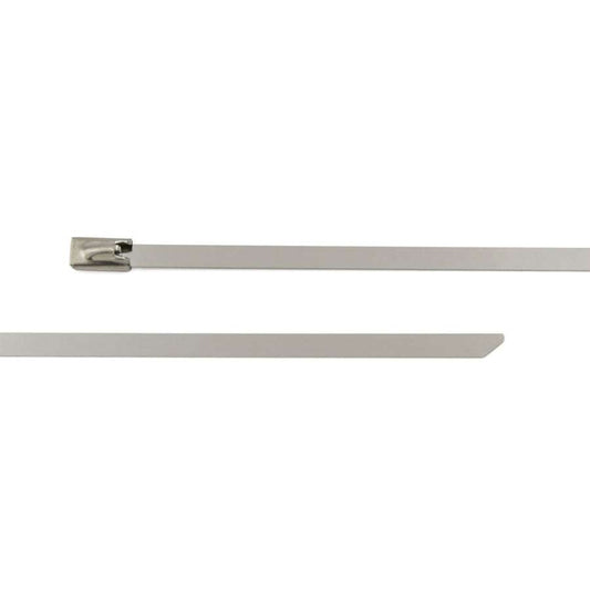 Grade 316 stainless steel cable ties with corrosion resistance for industrial use