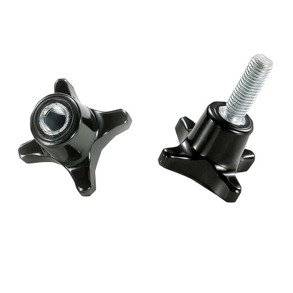 BLACK THERMOSET MALE/FEMALE CROSS PATTERN HANDWHEEL