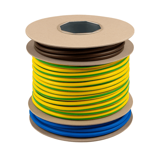 Electrical PVC sleeving multi-colour reels for wire insulation and identification