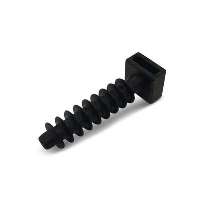 Masonry mount screws for drill-free cable fixing on brick, block, and concrete surfaces