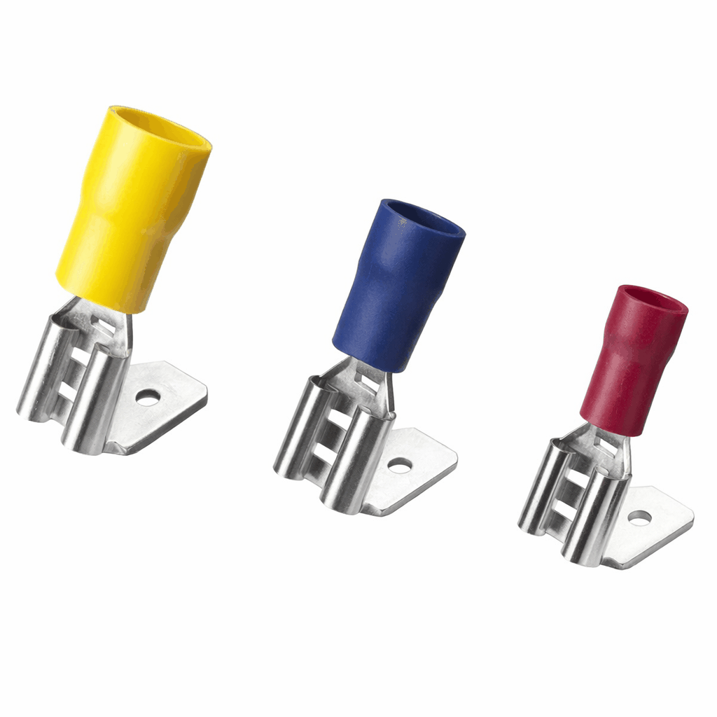 Piggy Back Quick Disconnects brass connectors with vinyl insulation for secure wiring expansion