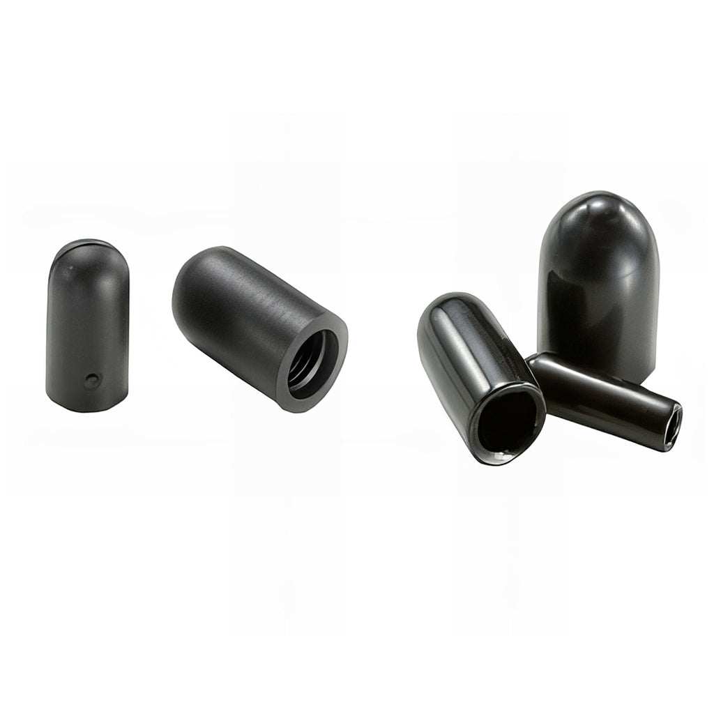 PVC wire end tips made of soft glossy and matt finish flexible PVC for wire ends or feet
