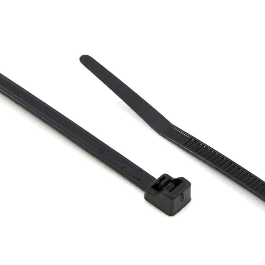Releasable nylon cable ties with trigger-release mechanism for reusable cable bundling