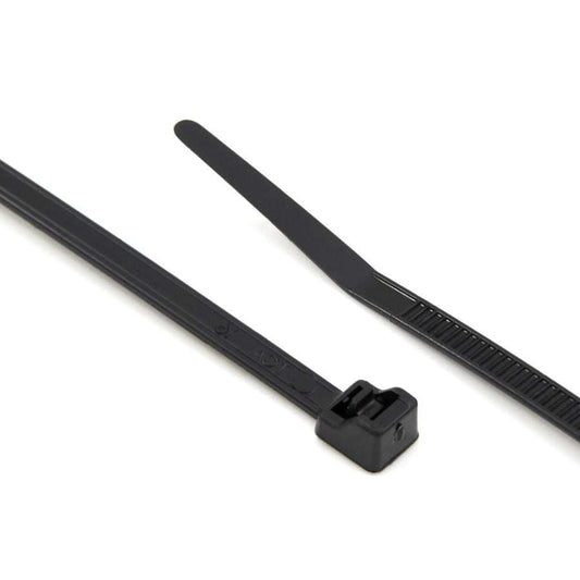 Releasable nylon cable ties with trigger-release mechanism for reusable cable bundling
