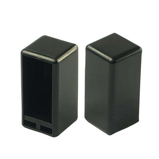 Plastic rectangular external fitting stand off feet for display stands and swing signs
