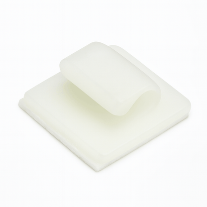 Cable Ties Adhesive Clips with strong self-adhesive backing for secure cable management in electrical and industrial settings