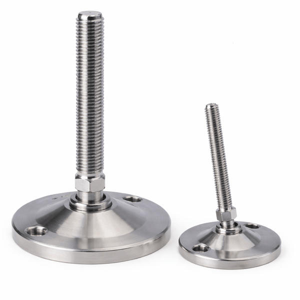 HEAVY DUTY TILTING/ NON ARTICULATING STAINLESS STEEL ADJUSTABLE FOOT