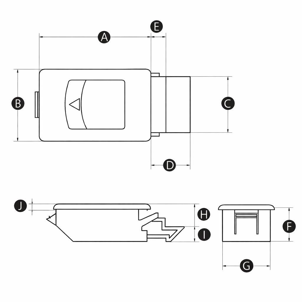SNAP IN SLIDE LATCH