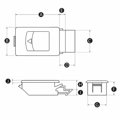 SNAP IN SLIDE LATCH