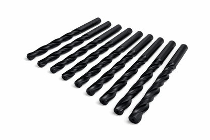 HSS jobber drills with ground flute, high grade steel, DIN 338 standard, 118° point angle, suitable for metal and plastics