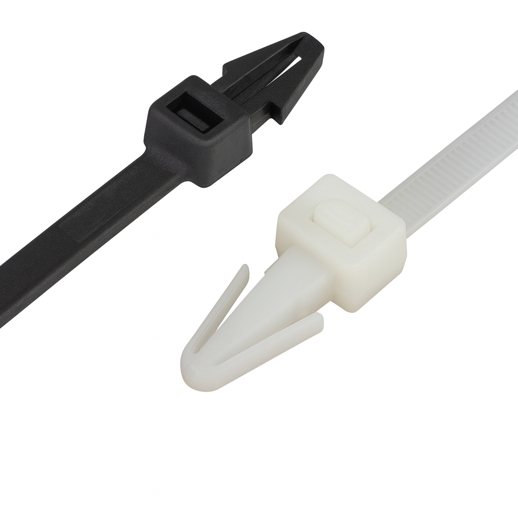 Push Mounted Nylon Cable Ties