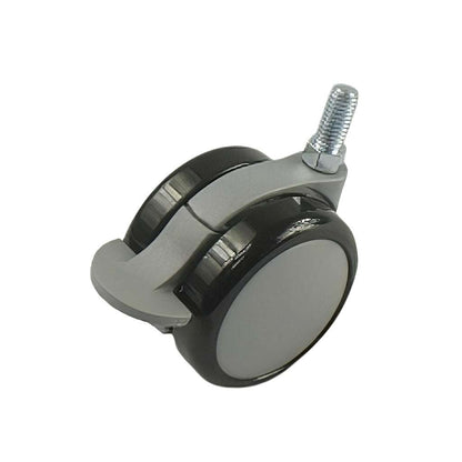 Superior twin wheel braked furniture castors for smooth movement and secure stopping on indoor floors